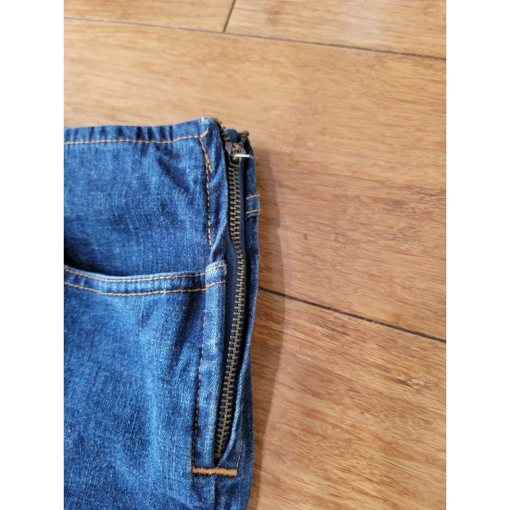 Vintage Y2K Lace Up Jeans Women's Size 31 Flared Leg Embroidered 90s 2000s - Picture 7 of 10